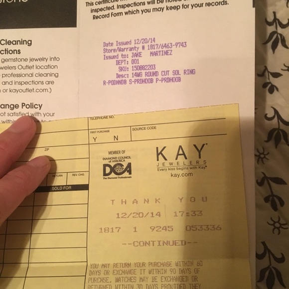 1/4 karat diamond ring extra pictures - Picture 5 of 7